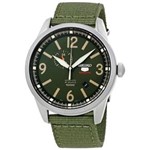 Ficha técnica e caractérísticas do produto Relogio Masculino Automatico Seiko 5 Sports Verde Militar