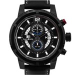 Ficha técnica e caractérísticas do produto Relógio Masculino Buech & Boilat Modelo BB-15127_E Pulseira em Couro / a Prova D' Água