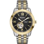 Ficha técnica e caractérísticas do produto Relógio Masculino Bulova Automatic 21 Jewels WB32004P Aço Misto