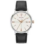 Ficha técnica e caractérísticas do produto Relógio Masculino Bulova Classic Quartz Couro Marrom 98B254N