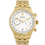 Ficha técnica e caractérísticas do produto Relógio Masculino Bulova Dress WB22391H Dourado