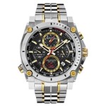 Ficha técnica e caractérísticas do produto Relógio Masculino Bulova Modelo 98B228 Pulseira em Metal / a Prova D` Água