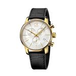 Ficha técnica e caractérísticas do produto Relógio Masculino Calvin Klein City Dourado/Preto K2G275C6