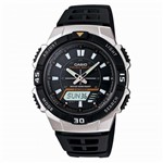 Ficha técnica e caractérísticas do produto Relógio Masculino Casio Anadigi AQ-S800W-1EVDF - Preto/Prata