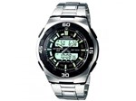 Relógio Masculino Casio Anadigi - Resisitente à Água Cronômetro Mundial AQ-164WD-1AV