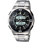 Relógio Masculino Casio Analógico/Digital Social AQ-164WD-1AVDF