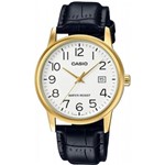 Ficha técnica e caractérísticas do produto Relógio Masculino Casio Analógico MTP-V002GL-7B2UDF - Dourado