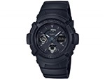 Ficha técnica e caractérísticas do produto Relógio Masculino Casio Analógico Resistente à Águ - Cronômetro G-Shock AW-591BB-1ADR