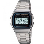 Ficha técnica e caractérísticas do produto Relógio Masculino Casio Digital Esportivo A158wa-1df Prata