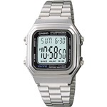 Relógio Feminino Digital Casio A178WA1AD - Prata