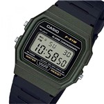 Ficha técnica e caractérísticas do produto Relógio Masculino Casio Digital Esportivo F-91WM-3A Verde