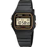 Relógio Masculino Casio Vintage F91wg9qdf - Preto