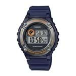 Ficha técnica e caractérísticas do produto Relógio Masculino Casio Digital W-216H-2BVDF - Grafite/Azul