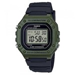 Ficha técnica e caractérísticas do produto Relógio Masculino Casio Digital W-218H-4AVDF - Verde