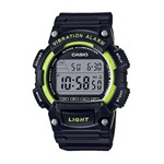 Ficha técnica e caractérísticas do produto Relógio Masculino Casio Digital W-736H-3Avdf - Preto/Verde