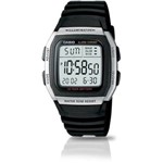 Ficha técnica e caractérísticas do produto Relógio Masculino Casio Digital W-96H-1Avdf - Prata/Preto