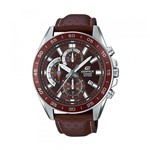 Ficha técnica e caractérísticas do produto Relogio Masculino Casio Edifice Couro Marrom Efv-550L-5avudf