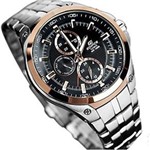 Ficha técnica e caractérísticas do produto Relógio Masculino Casio Edifice EF-326D-1AV Prata