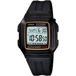 Ficha técnica e caractérísticas do produto Relógio Masculino Casio F-201Wa-9Adf Digital Preto