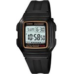 Ficha técnica e caractérísticas do produto Relógio Masculino Casio F-201Wa-9Adf - Preto