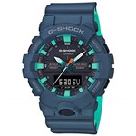 Ficha técnica e caractérísticas do produto Relógio Masculino Casio G-Shock Anadigi GA-800CC-2ADR - Azul