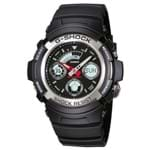 Ficha técnica e caractérísticas do produto Relógio Masculino Casio G-Shock Analógico Digital Aw-590-1Adr - Preto com Cinza