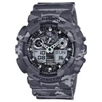 Ficha técnica e caractérísticas do produto Relógio Masculino Casio G-Shock Ga-100cm/8adr - Cinza