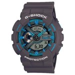 Ficha técnica e caractérísticas do produto Relógio Masculino Casio G-Shock Ga-110ts/8a2dr - Cinza