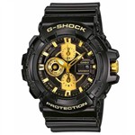 Ficha técnica e caractérísticas do produto Relógio Masculino Casio G-Shock GAC-100BR-1A 53mm Preto