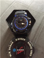 Ficha técnica e caractérísticas do produto Relógio Masculino Casio GShock VibeResist Preto/Azul GWG1000