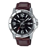 Ficha técnica e caractérísticas do produto Relógio Masculino Casio MTP-VD01L-1BV - Prata/Marrom