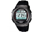 Relógio Masculino Casio W-734-1AV Digital - Resistente à Água com Cronômetro