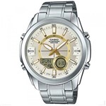 Ficha técnica e caractérísticas do produto Relógio Masculino Casio World Time 50M AMW-810D-9AV - Prata