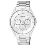 Ficha técnica e caractérísticas do produto Relogio Masculino Citizen Analogico - Tz20608q - Prata/Branco