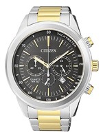 Ficha técnica e caractérísticas do produto Relógio Masculino Citizen TZ30973C 46mm Aço Bicolor Prata/Dourado
