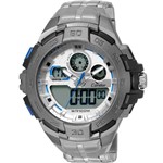 Ficha técnica e caractérísticas do produto Relógio Masculino Condor Anadigi CO1154BR/3K Aço