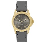 Ficha técnica e caractérísticas do produto Relógio Masculino Condor Dourado Casual Pulseira em Couro