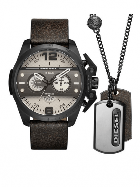 Ficha técnica e caractérísticas do produto Relógio Masculino Diesel DZ4416/0XN 52mm Couro Marrom