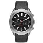 Ficha técnica e caractérísticas do produto Relógio Masculino Diesel Tumbler Black Leather Strap DZ4499 48mm 5 Atm