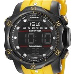 Ficha técnica e caractérísticas do produto Relógio Masculino Digital Amarelo e Preto Speedo Prova +NF