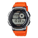 Relógio Masculino Digital Casio Ae-1000W-4bvdf Laranja