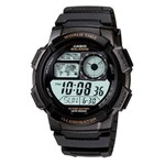 Ficha técnica e caractérísticas do produto Relógio Masculino Digital Casio AE1000W-1AVDF - Preto AE1000W1AVDF - Casio*