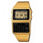 Ficha técnica e caractérísticas do produto Relógio Masculino Digital Casio DBC611G1DF - Dourado - Casio