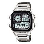 Relógio Masculino Digital Casio Multifunção AE-1200WHD-1AVDF