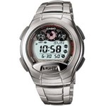 Ficha técnica e caractérísticas do produto Relógio Masculino Digital Casio Standard W-755D-1AV - Inox/Preto