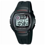 Ficha técnica e caractérísticas do produto Relógio Masculino Digital Casio W-210-1CVDF - Preto