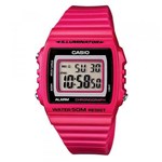 Ficha técnica e caractérísticas do produto Relógio Masculino Digital Casio W-215H-4AVDF - Rosa - Casio