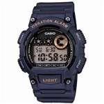 Ficha técnica e caractérísticas do produto Relógio Masculino Digital Casio W-735H-2AVDF - Azul