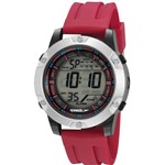 Ficha técnica e caractérísticas do produto Relógio Masculino Digital Vermelho e Preto Speedo Original - Speddo