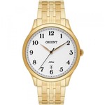 Ficha técnica e caractérísticas do produto Relógio Masculino Dourado Clássico Orient Mgss1139 B2kx